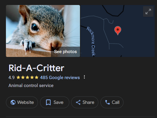 Rid a Critter Reviews